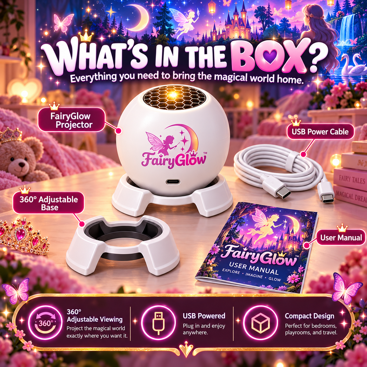 FairyGlow™ Projector